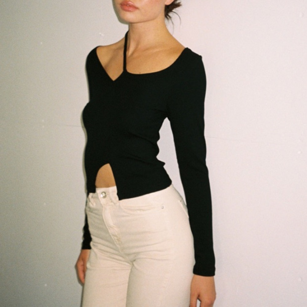 LNA Soho Ribbed Top